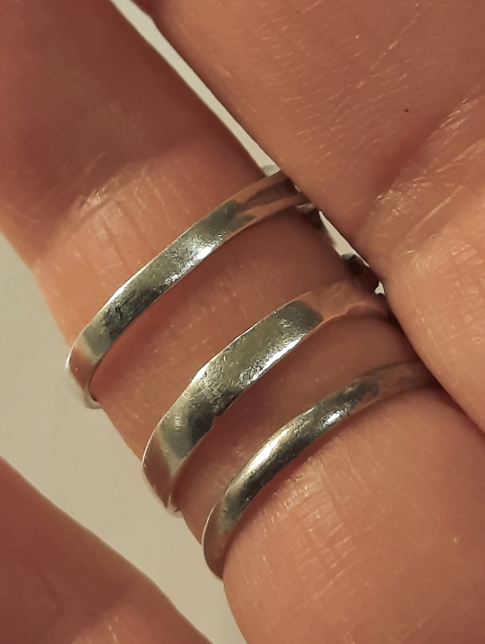 Sterling Silver Rings One With Stone - Picture 7 of 13